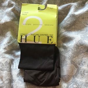 Hue brown tights 2 pack - size 1